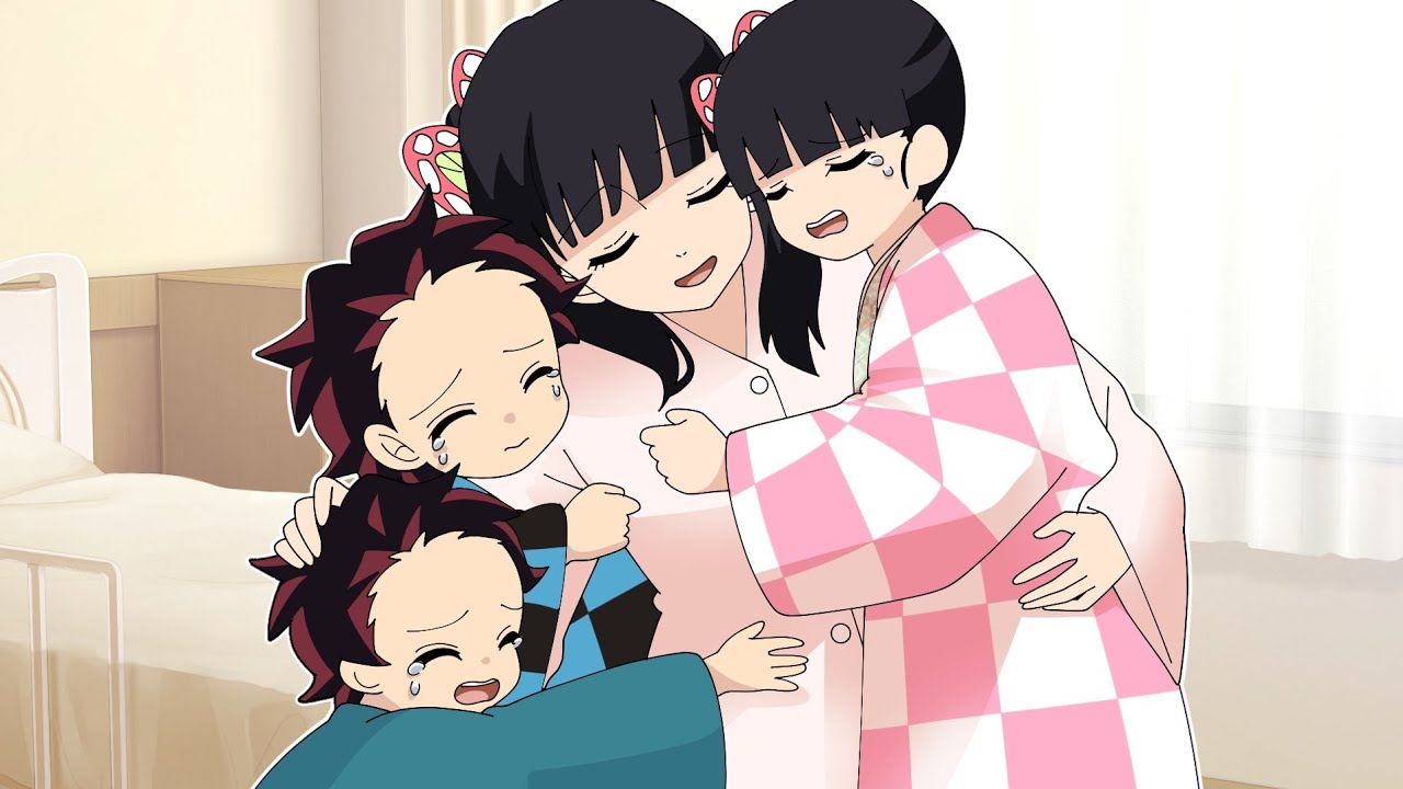 【鬼滅の刃】カナヲママの出産後、ようやくカナヲママと会えた炭治郎パパと子どもたち