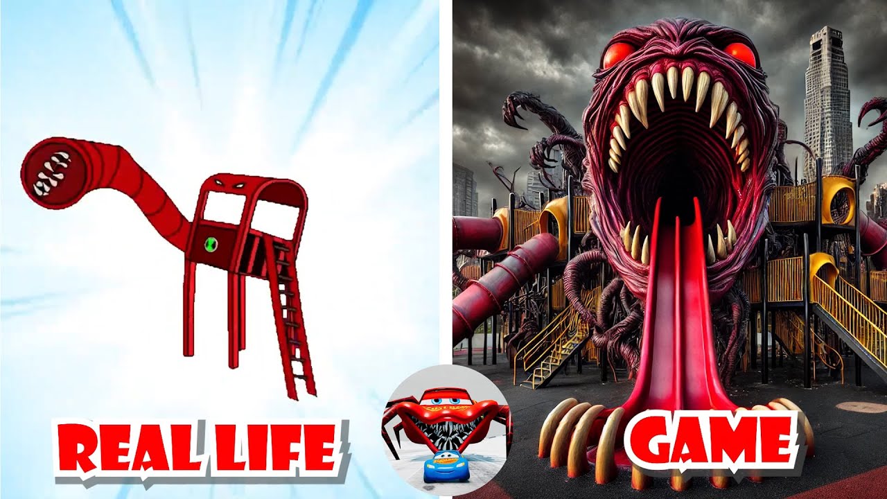 THE EXTRA SLIDE Monster In Real Life | All Eater Monster | Guess The Monster’s Voice