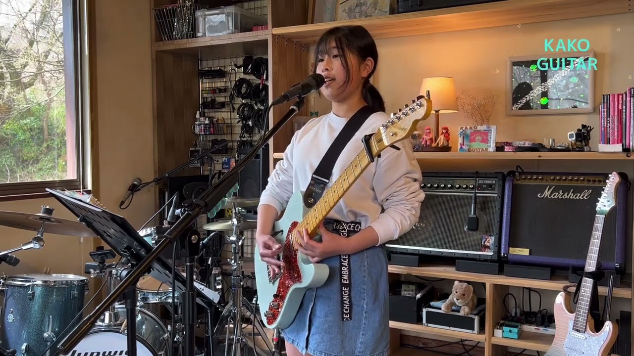 ダレモ/トゲナシトゲアリ (ガールズバンドクライ) 【エレキギター弾き語り】♱໒꒱ KAKO GUITAR ໒꒱♱    12歳中1