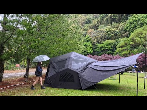上隱號團露體驗 舒適新型充氣帳篷X緊張刺激冒險一次來【Emma Camping】