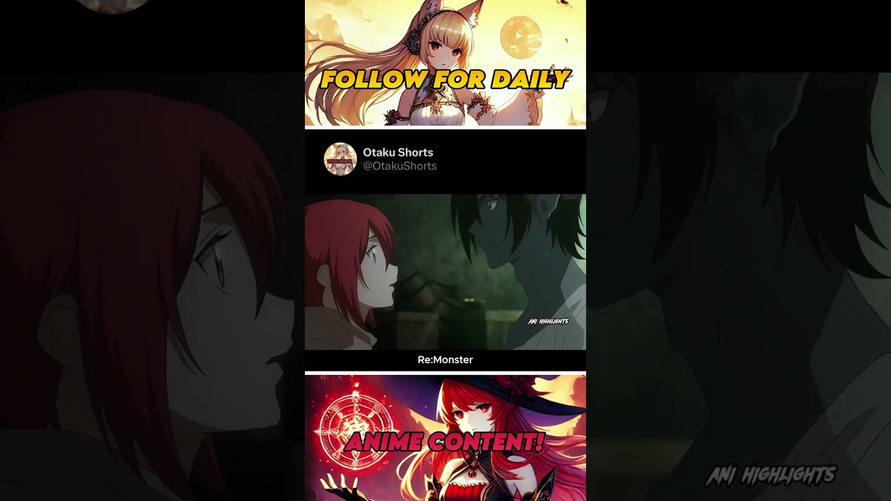 Badass Anime Character Moments! | Re:Monster | #anime #animeedit #otaku