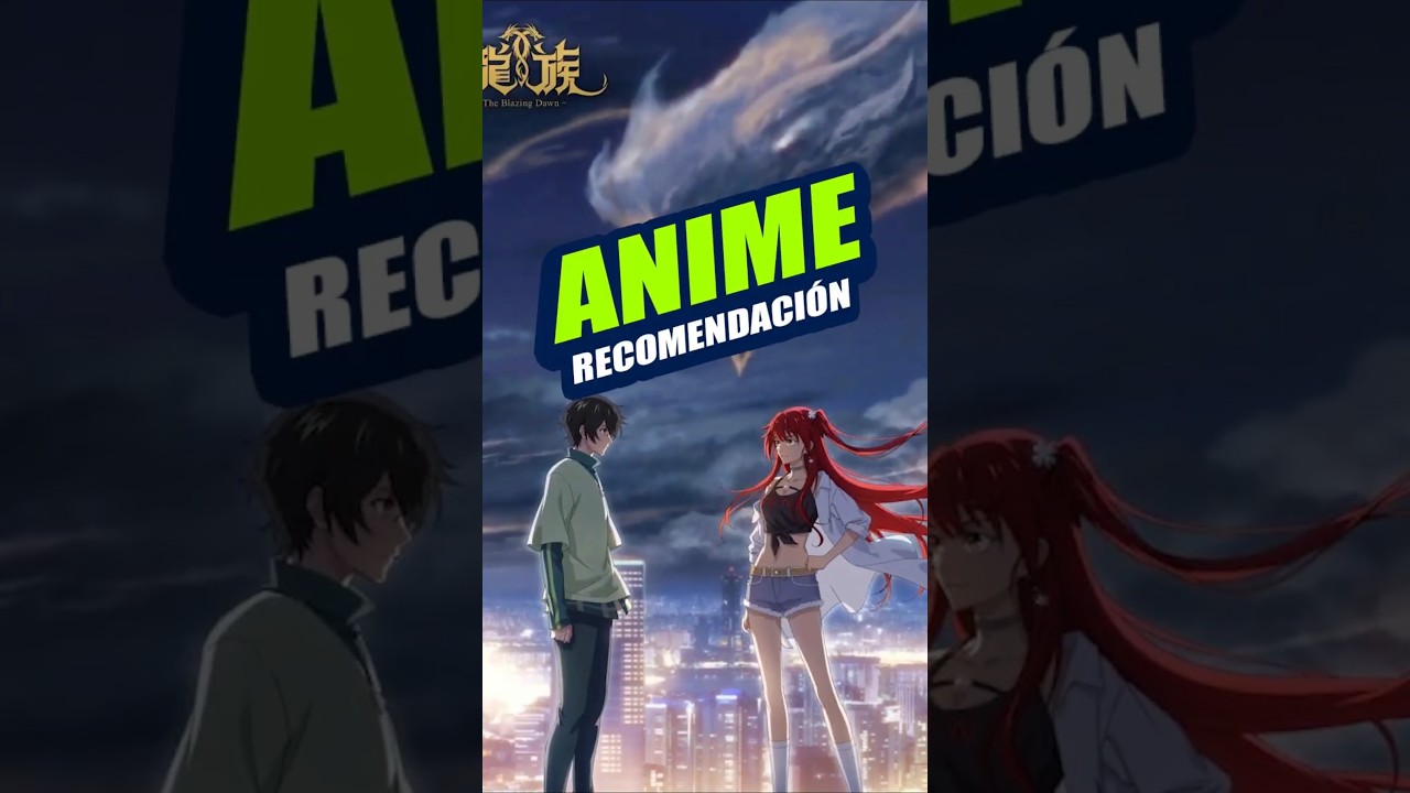 Anime de fantasía donde una escuela entrena a jóvenes para cazar dragones