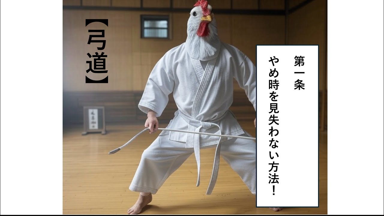 【弓道独学】やめどきを見失わない方法！＊ただの弓道クリップです。