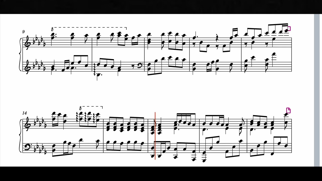 【楽譜】TVアニメ「烏は主を選ばない」EDサイズ | 志方あきこ「とこしえ」　ピアノソロ