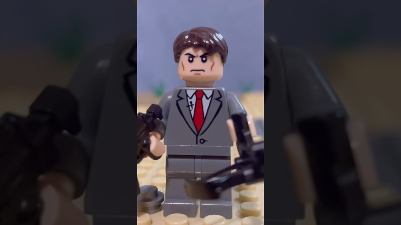 I made the T800 from Terminator Zero in Lego  #terminatorzero #minifigure #t800 #shorts