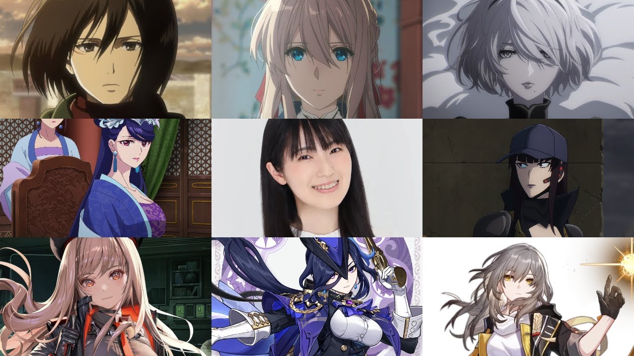 Yui Ishikawa All Anime and Games Character Role Seiyuu/Voice Actors Comparison