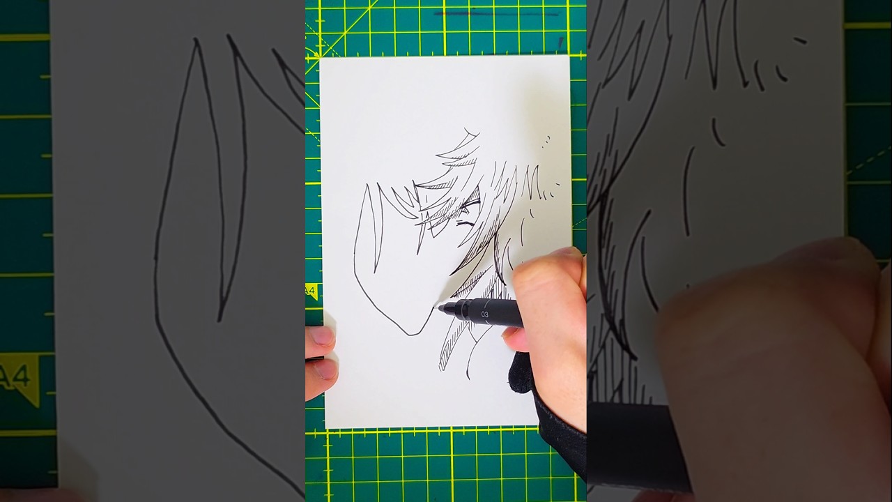 【黒執事】セバスチャン・ミカエリスの顔を再現します！#黒執事 #描き方