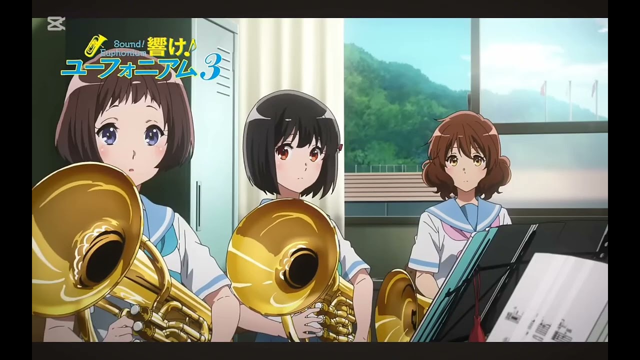 [ネタバレ注意！]響けユーフォニアム　響けユーフォニアム3のPV、と、[OP曲シーズン1]
