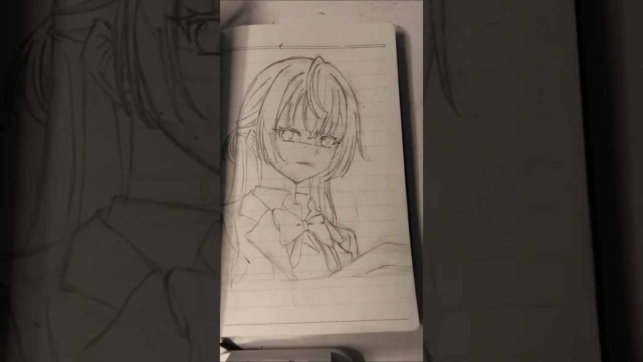 周防有希の線描き【時々ボソッとロシア語でデレる隣のアーリャさん】