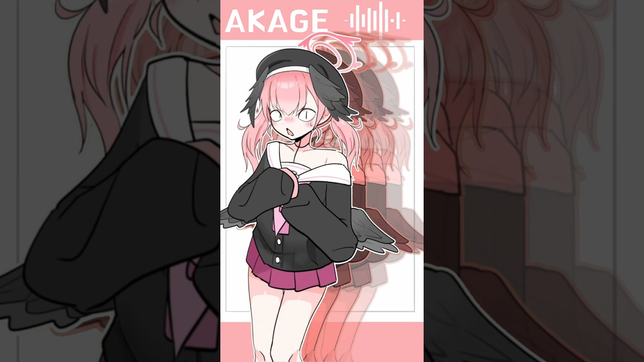 ブルアカの補習授業部でAKAGE描いてみた#ブルアカ #bluearchive #shorts