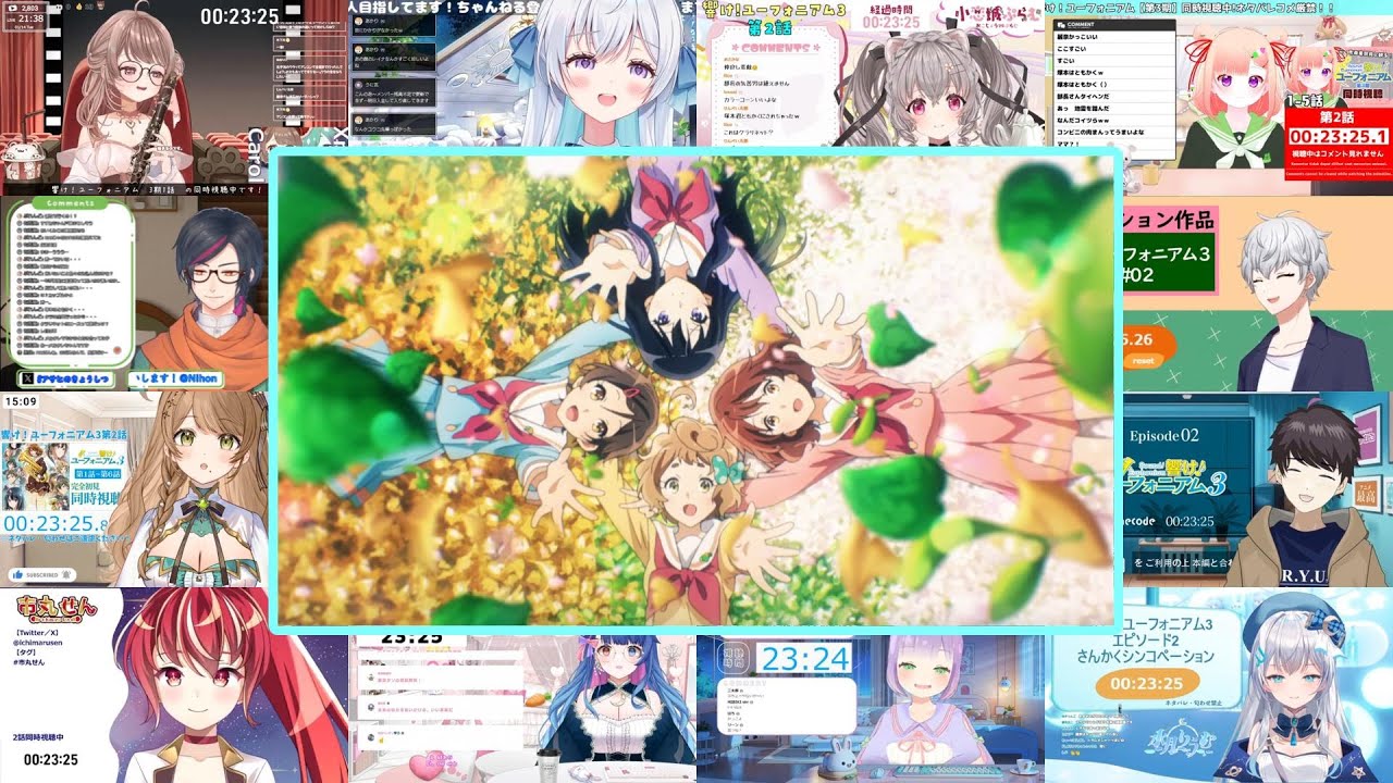 『響け！ユーフォニアム３』ED  Vtuber Reaction Mashup