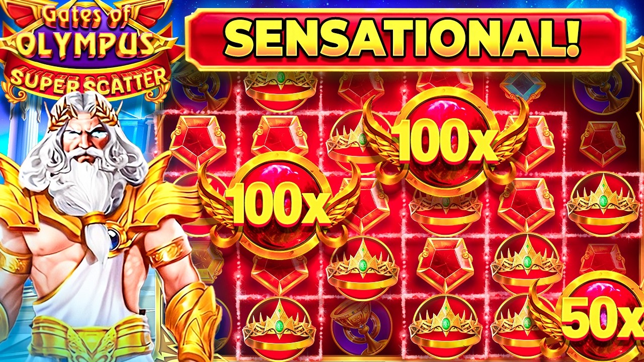THE NEW GATES OF OLYMPUS SUPER SCATTER IS INSANE! (Big Win!?)