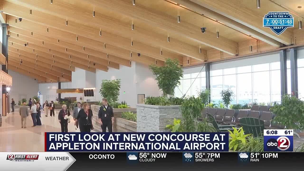 Appleton International Airport unveils new concourse, three new gates