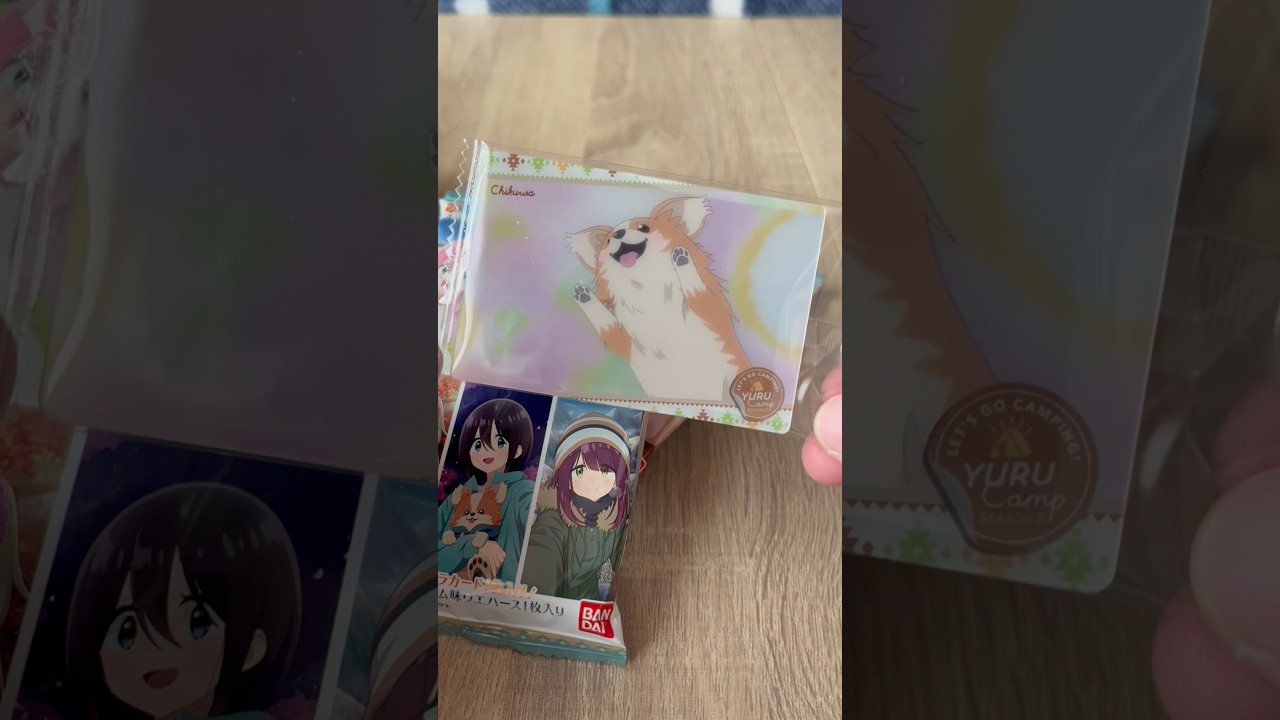 【ゆるキャン△】ゆるキャンウエハース買ってみた！！#ゆるキャン #shorts