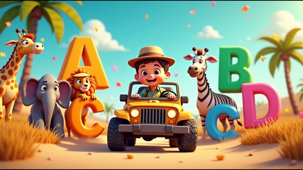 Embark on an EXCITING ABC Animal Safari Adventure