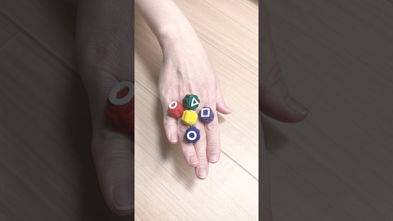 3D penでイカゲーム2に出てくるコンギを作ってみた#イカゲーム #コンギ #netflix #3dpen #오징어게임2 #Squid Game#공기#gonggi #공기놀이 #イカゲーム2