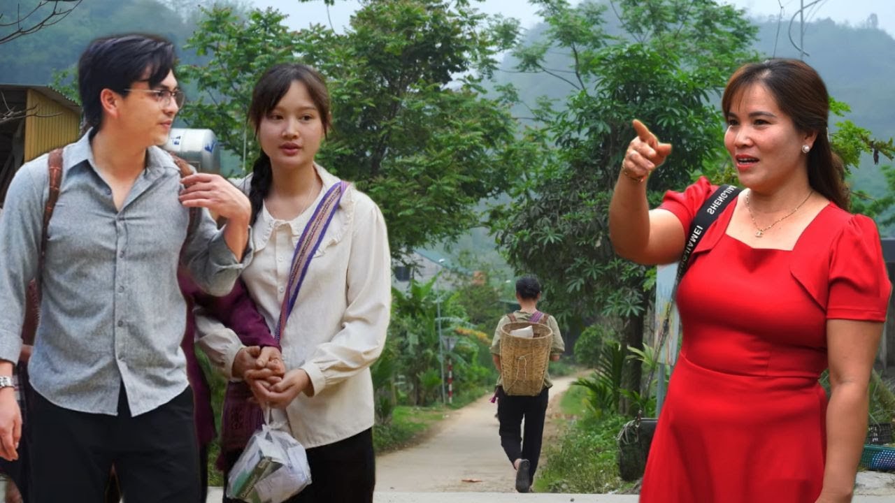 Does James' mother believe that widow Ly Tu Diep will bring happiness to CEO James?