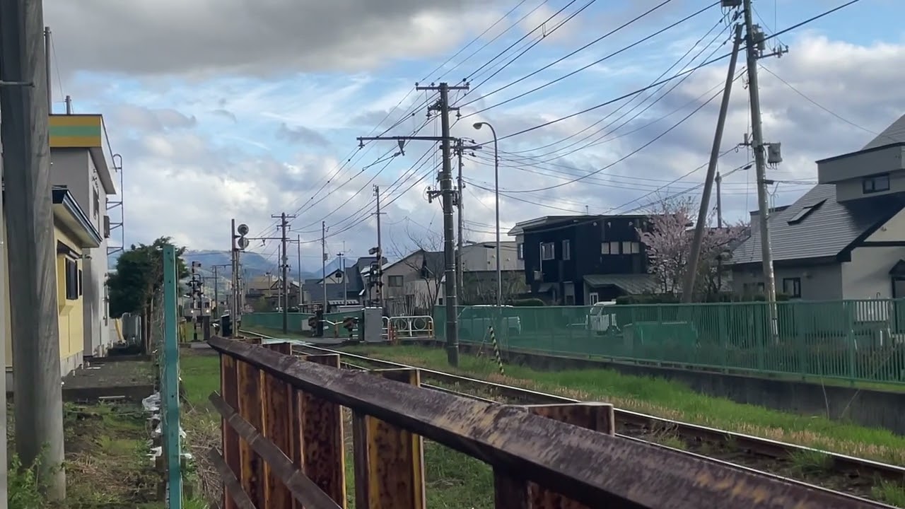 【ラッピング外した】弘南線7000系　平賀〜柏農高校前間通過