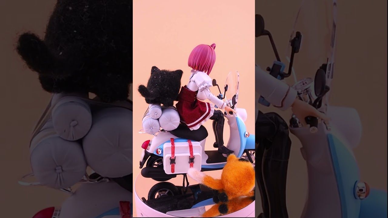 志摩リンちゃんのスクーター、完成★ #プラモデル #製作ライブ配信 #ゆるキャン△