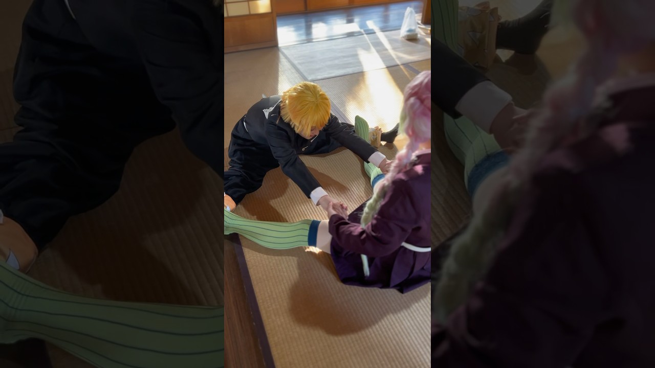 鬼滅の刃柱稽古×神のまにまに　コスプレ再現！#鬼滅の刃 #コスプレ #神のまにまに #demonslayer #cosplay #demonslayercosplay