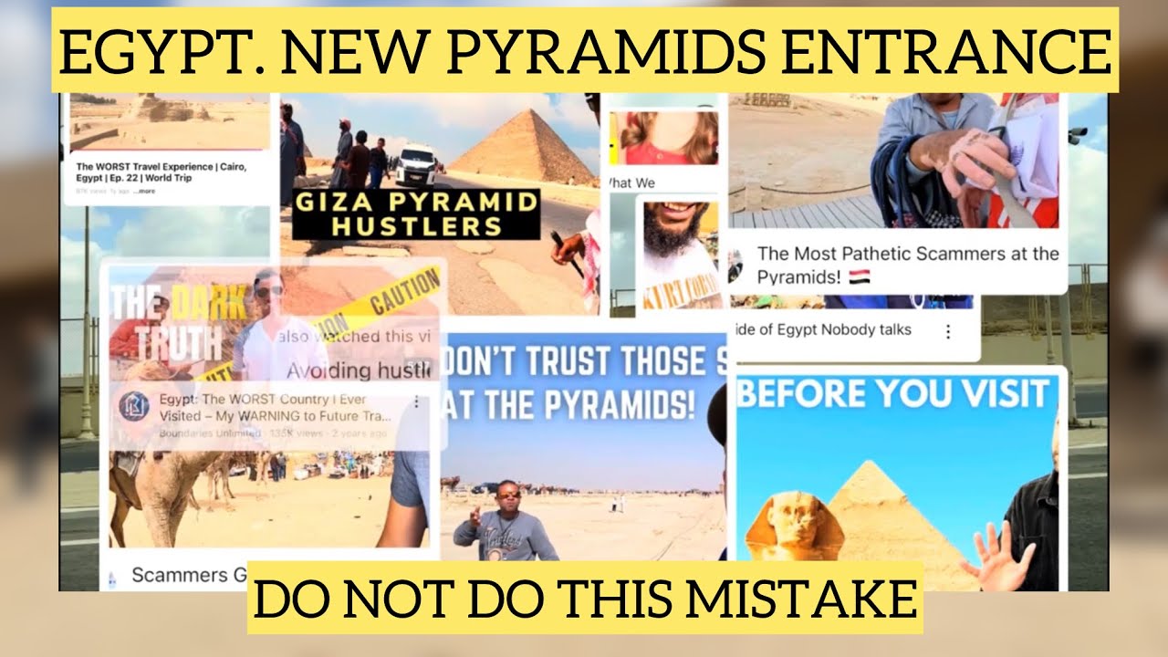 NEW GATE OF GIZA PYRAMID GUIDE ~ EGYPT | NO SCAMS #egypt #pyramid