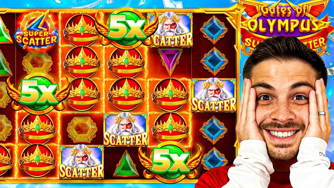 I WON MASSIVE ON THE *NEW* GATES OF OLYMPUS SUPER SCATTER!!!