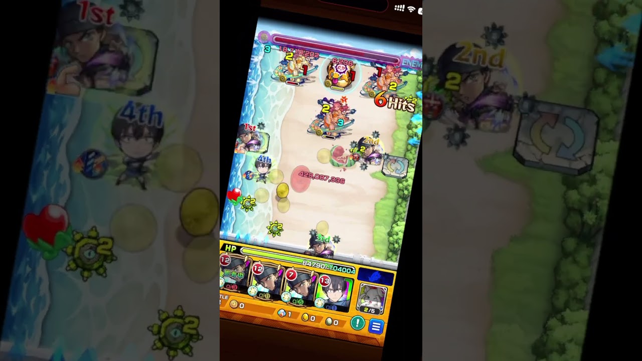 〈2.5次元の誘惑(リリサ)コラボ・名探偵コナンコラボ〉超究極「水着天使空挺隊」で獣神化・改"赤井秀一"使ってみた記録簿｡　〈#モンスターストライク #モンスト #適正 〉