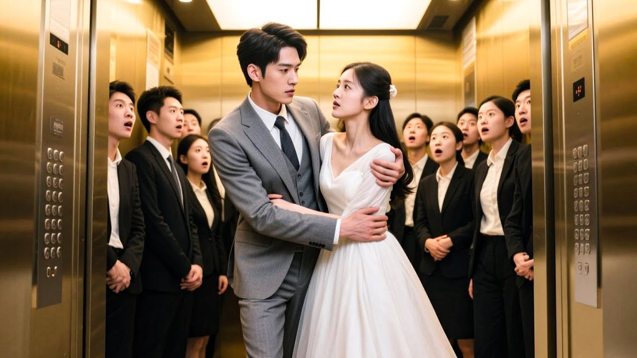 一口氣看完！被擠出電梯的女孩竟然是總裁女友，總裁現身摟她入懷，全場驚呆！#甜寵 #愛情 #甜劇好磕 #deepfake #aiimessage #ai