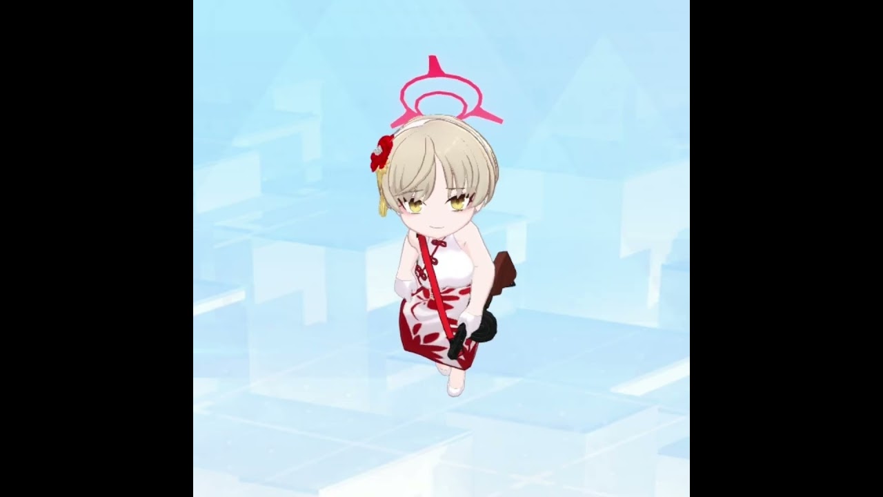 Marina (Qipao) Formation Select Animation #BlueArchive #bluearchiveglobal #ブルアカ #ブルーアーカイブ