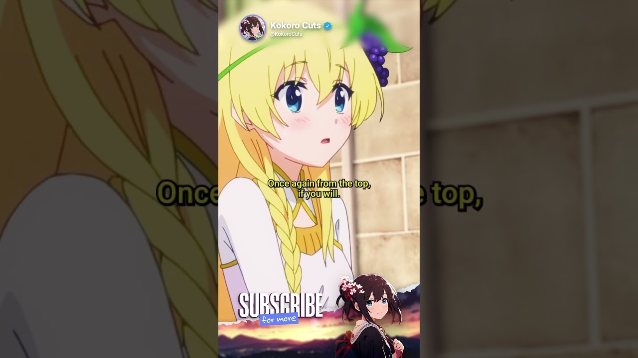 Onii chan! 🥰 #anime #shorts #konosuba