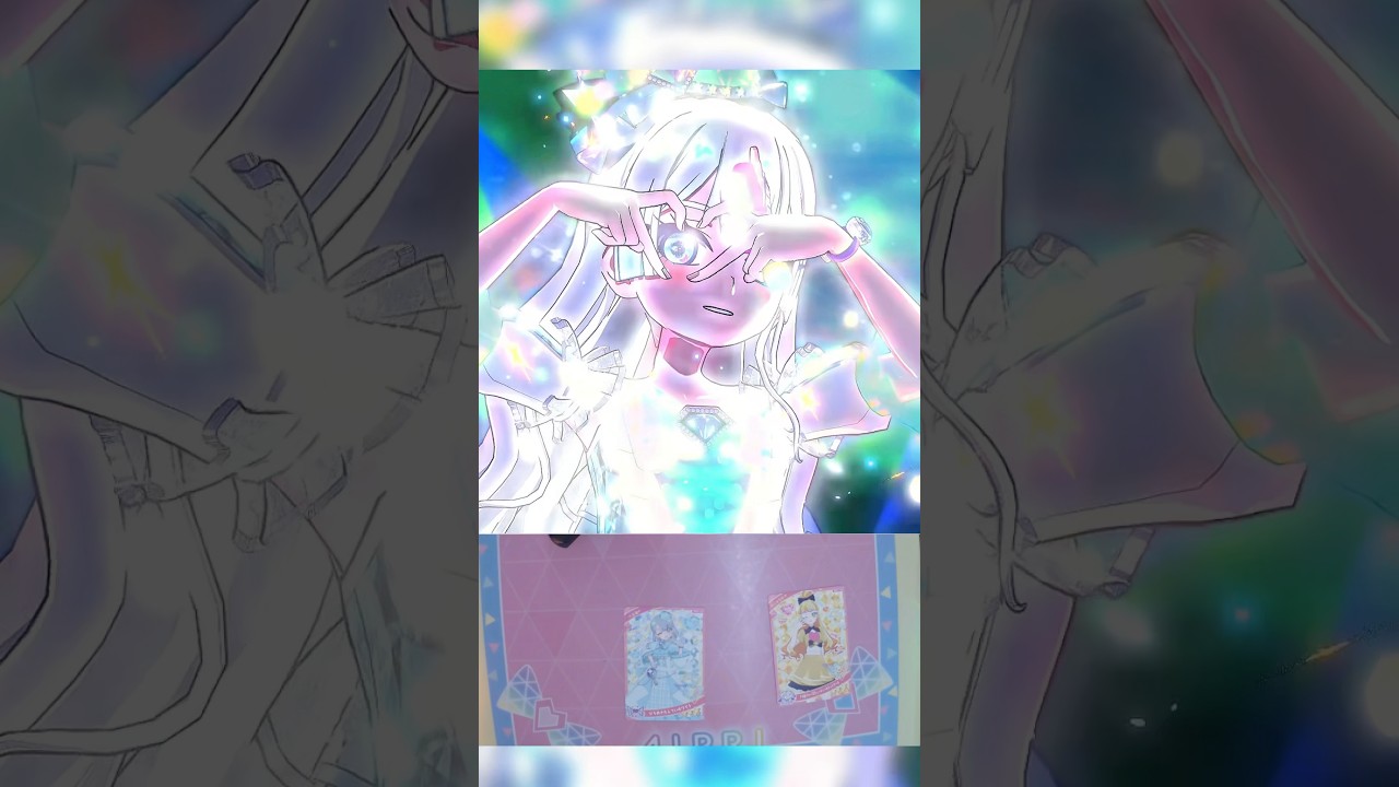 わたしの大切にしてたことのおにむずが登場！ゆっくりとLを描くおにむず‥ #ひみつのアイプリ #アイプリ #アイプリバース #아이프리 #aipri #秘密的偶像公主