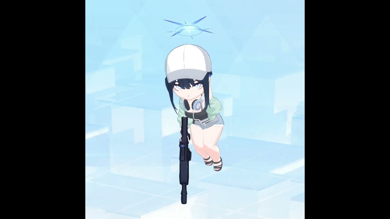 Saori (Swimsuit) Formation Select Animation #BlueArchive #bluearchiveglobal #ブルアカ #ブルーアーカイブ