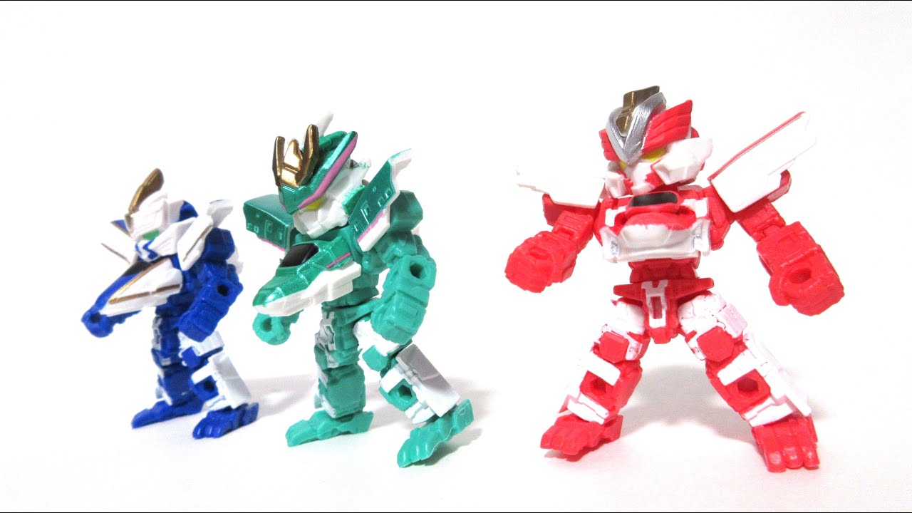 全3種　シンカリオン チェンジザワールド　ミニフィギュア　サクッと一気見紹介