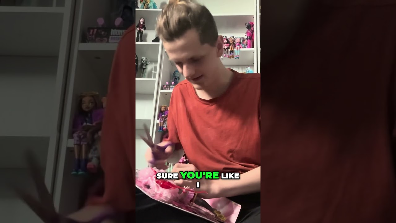 Unboxing Cupid Asteria Chaos! 💘 #MonsterHigh #Deucegsdoll #shorts