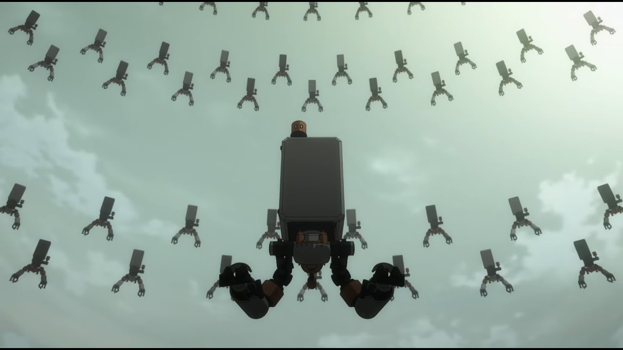 NieR:Automata　ポッド042がカッコ良すぎるシーン！