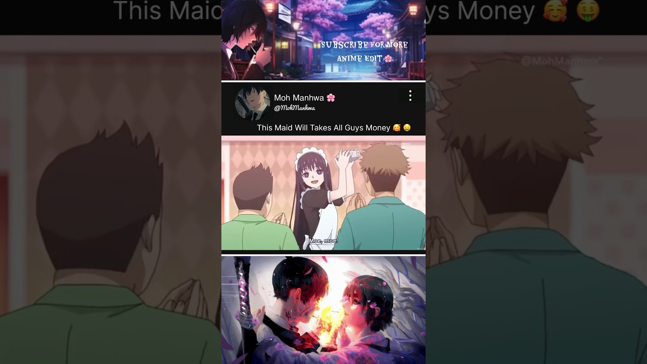 This Maid Will Takes All Guys Money 🥰🤑|Mysterious Disappearances|#anime #animeedit #edit #shorts