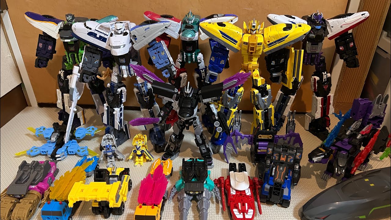 【再投稿】【ショート動画まとめ】シンカリオンチェンジ・ザ・ワールド全車両変形合体！！【全シンカリオン変形合体！】