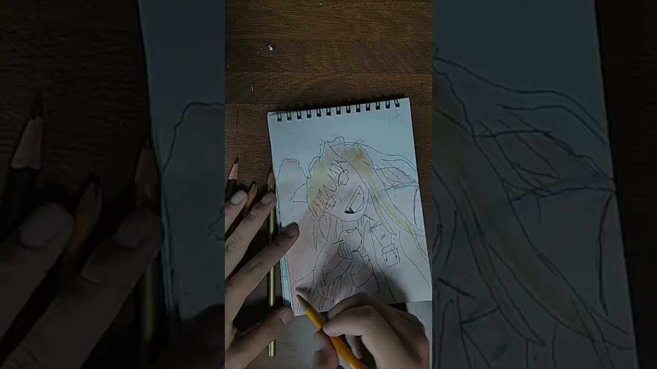 ホロ描いた！＃ホロ＃狼と香辛料＃賢狼＃旅のゆくえ＃可愛い＃キャラ＃主人公＃お絵描き＃模写＃shorts＃short