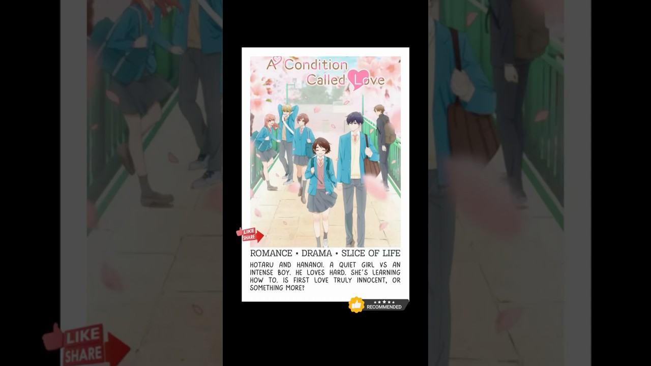 First Love Sparks in A Condition Called Love #anime #firstlove #aconditioncalledlove #highschool
