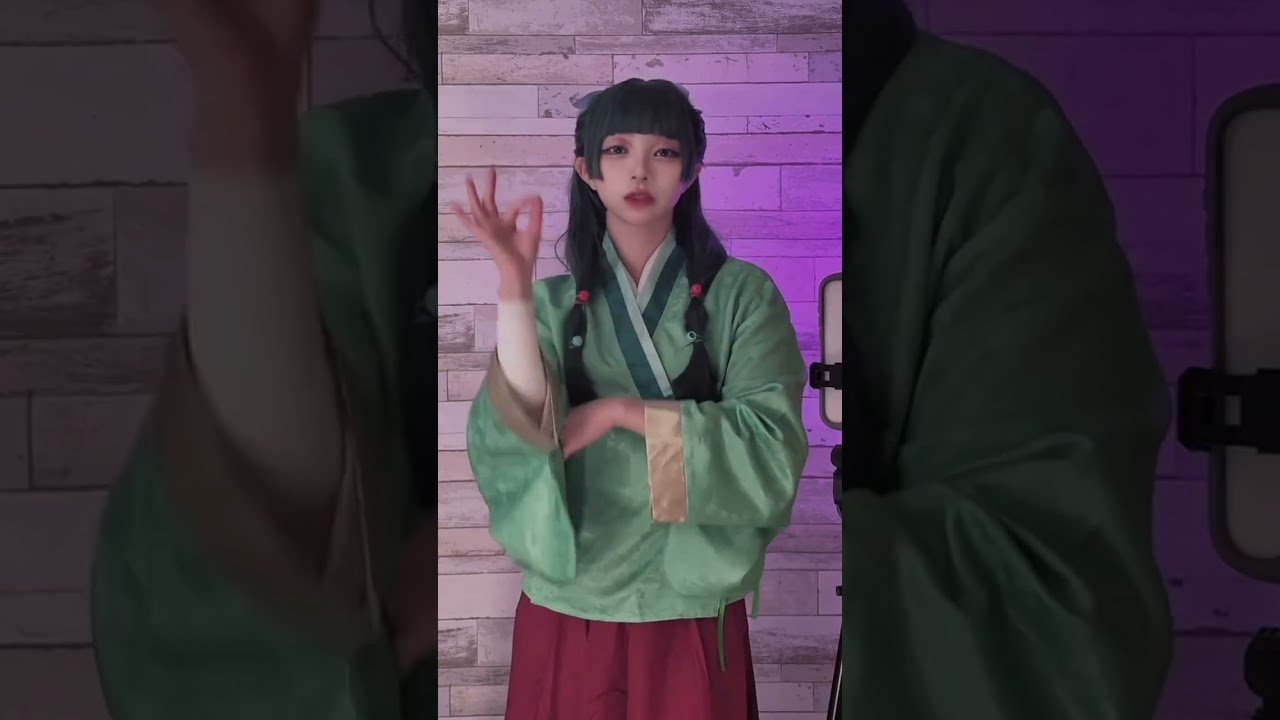 猫猫コスプレ🐱お待たせしました！！！！！似てますかね？#薬屋のひとりごと #猫猫 #百花繚乱＃猫猫コスプレ #anime