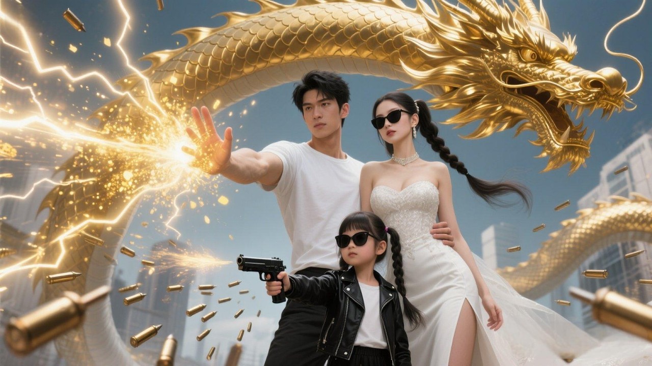 被瞧不起的帶娃奶爸竟是修羅神王，路遇打劫徒手接住所有子彈救下美女總裁，瞬間征服美女總裁求着做他寶貝女兒的後媽！