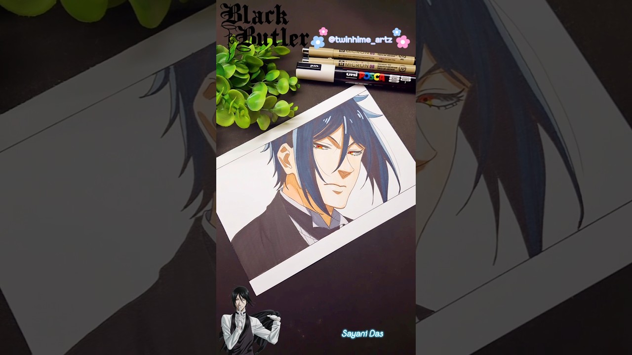 Sebastian Michaelis🖤✨ #黒執事 #sebastianmichaelis #speeddrawing #drawing #shorts