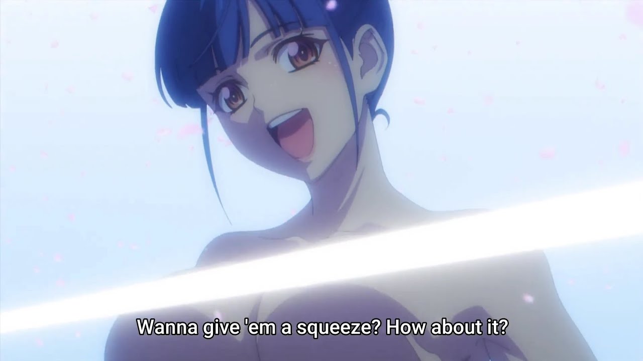 Hayato squeeze Ami tsuruga oppai~ The Cafe Terrace and Its Goddesses Ep 6 女神のカフェテラス