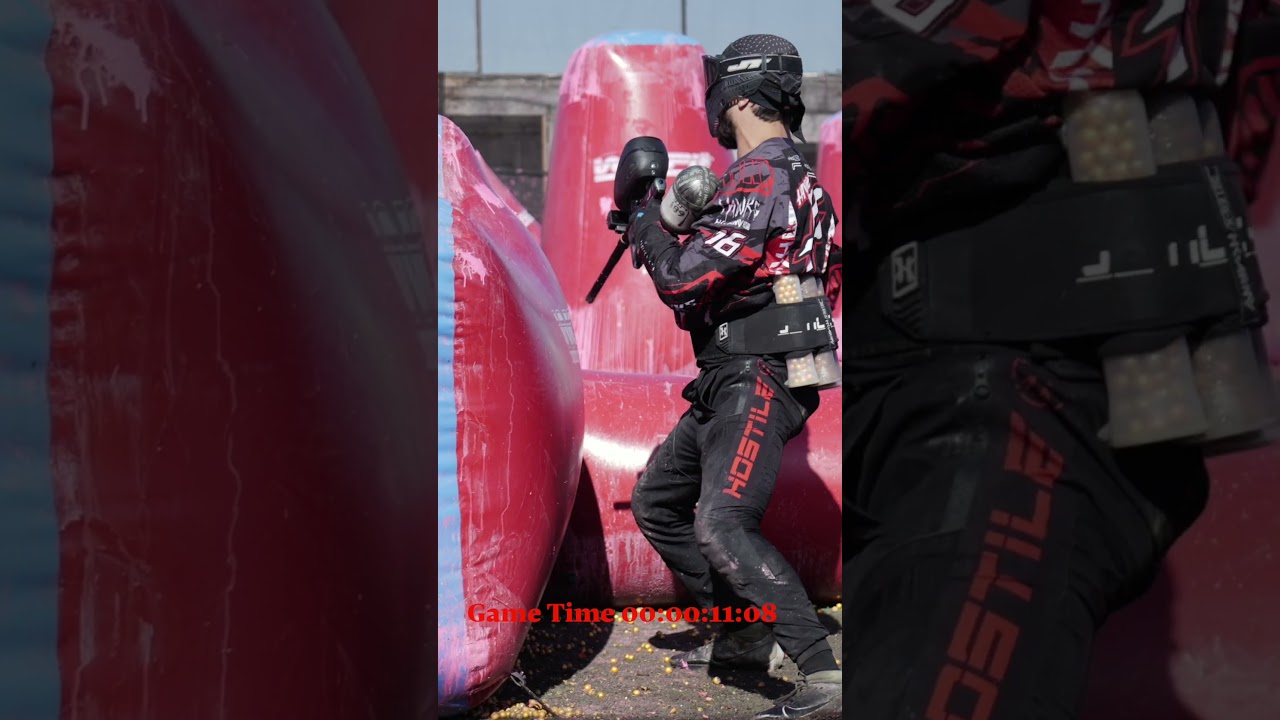 Monster! Last 38 seconds of the match, we're up! #blasted #paintball #dji #hkarmy #wcppl #nxl #usxbl
