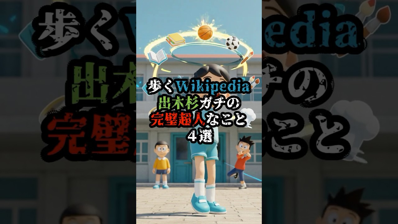 歩くWikipedia出木杉、ガチの完璧超人なこと４選