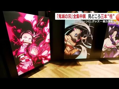 「鬼滅の刃」全集中展　見どころは？　スクリーンにグッズ…魅力満載　６月１０日 まで　鹿児島 (25/05/29 20:00)