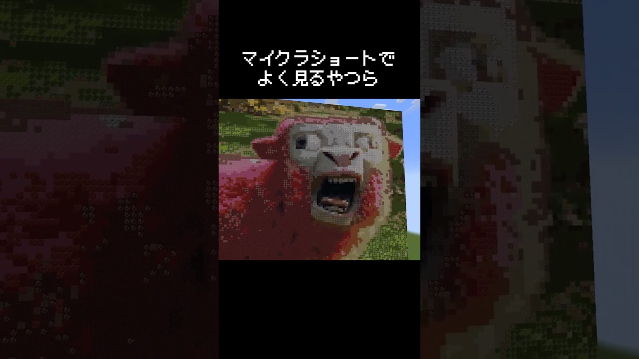 マイクラのショート動画でよく見るやつらの瞬間