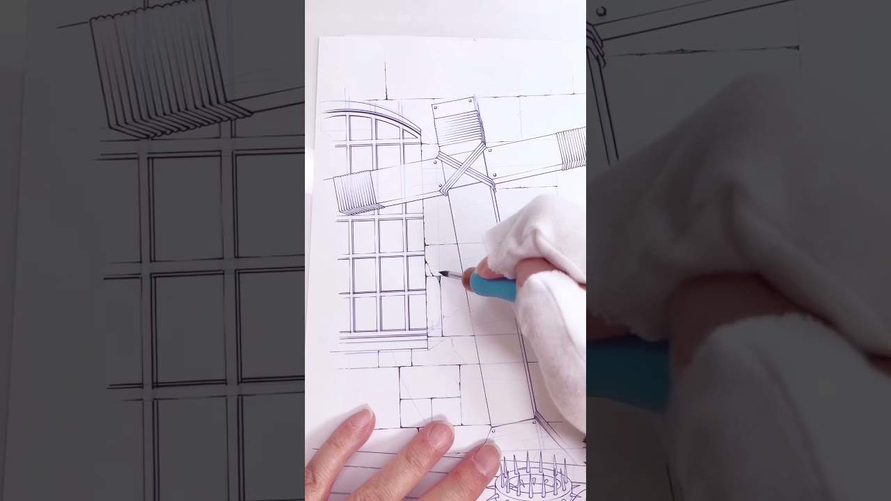 プロアシが描くアナログ背景【japanese manga  background art】p.83#鑑定スキルで成り上がる