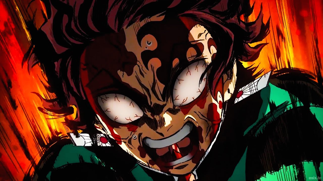 鬼滅の刃 柱稽古編 - Tengen ,Tanjiro vs Gyutaro Full Fight