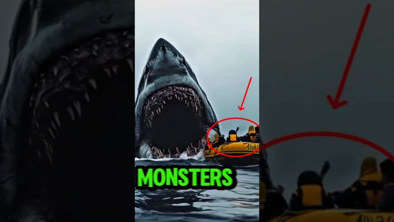This Sea Monster Hijacked the YouTube Algorithm”  #shorts #monster #megalodon